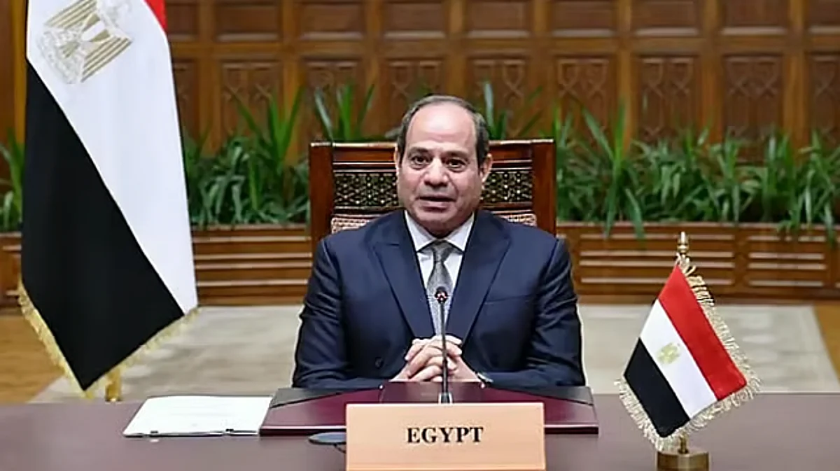 السيسي: معبر رفح مفتوح من الجانب المصري.. ولم نمنع أبًدا دخول المساعدات لغزة