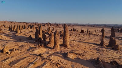 الغراميل.. أعمدة صخرية تُجسّد جمال العُلا وتاريخها الطبيعي