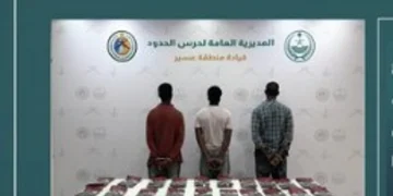القبض على 3 مخالفين لتهريبهم 35 كيلو جرامًا من الحشيش في عسير