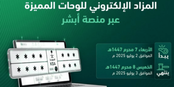 المرور: طرح مزاد اللوحات الإلكتروني غدًا الأربعاء