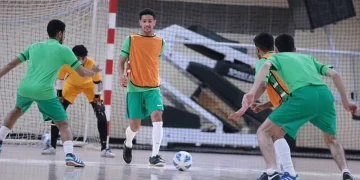 اليوم.. "أخضر الصالات" يواجه أستراليا في افتتاح مشواره ببطولة القارات الدولية الودية