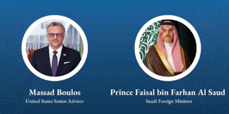 بن فرحان يبحث مع كبير مستشاري الرئيس الأمريكي تعزيز السلام في المنطقة والسودان وليبيا