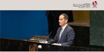 رئيس وزراء قطر: «حل الدولتين» الخيار الوحيد لإنهاء الصراع الفلسطيني وتحقيق السلام الشامل