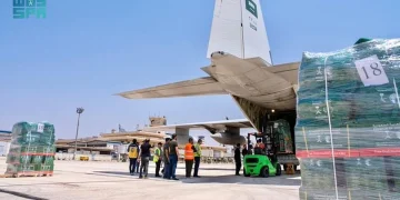 وصول الطائرة الإغاثية السعودية الثانية لمساعدة المتضررين من الحرائق في اللاذقية السورية