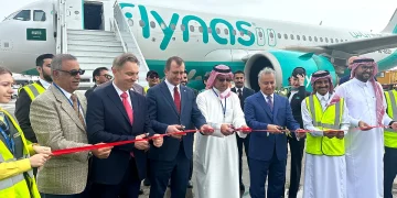 فصل جديد من الربط الجوي وبحضور سفير خادم الحرمين الشريفين لدى روسيا.. طيران ناس يحتفل بتدشين أولى رحلاته المباشرة بين الرياض وموسكو