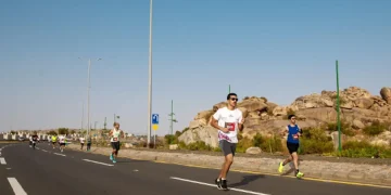 2496 مشاركًا ومشاركة في ماراثون "معالم" بمدينة أبها