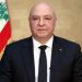 الرئيس اللبناني: ولي العهد يعمل على إحلال السلام في المنطقة