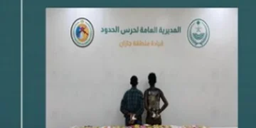 القبض على مخالفين في جازان لتهريبهما 88 كيلوجرامًا من الحشيش