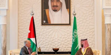 ولي العهد يستعرض مع ملك الأردن عددًا من الموضوعات على الساحتين العربية والإسلامية