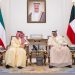 ولي عهد الكويت يبحث مع الأمير عبدالعزيز بن سعود العلاقات الثنائية الأمنية بين البلدين
