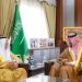 أمير منطقة المدينة المنورة يستقبل رئيس الهيئة الملكية للجبيل وينبع