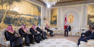 وزير الخارجية يستعرض مع الرئيس التونسي العلاقات الثنائية