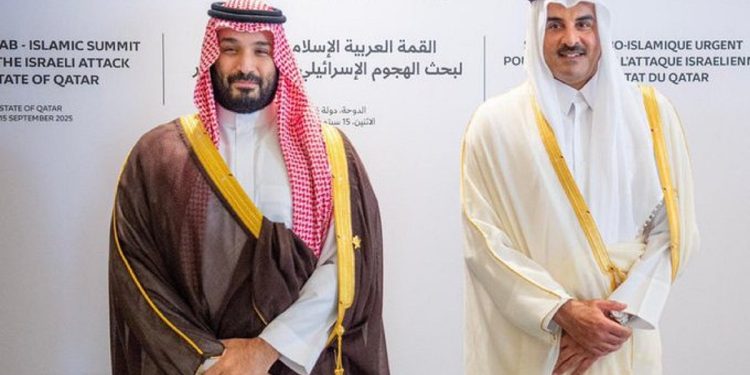 ولي العهد يبعث برقية شكر لأمير قطر