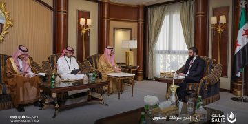  أحمد الشرع يبحث آفاق التعاون مع رئيس «سالك»