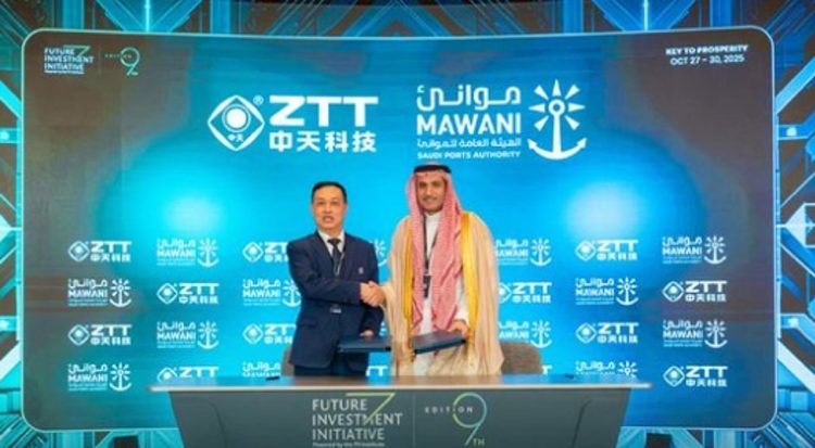 اتفاقية بين"موانئ" ومجموعة ZTT الصينية لتأجير أرض لإنشاء مصنع للكيابل البحرية والأرضية بميناء رأس الخير