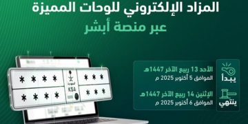 المرور: طرح مزاد اللوحات الإلكتروني غدًا الأحد