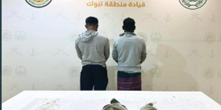 حرس الحدود بتبوك يضبط بنغاليين مخالفين للائحة الأمن والسلامة لمزاولي الأنشطة البحرية