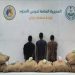 حرس الحدود بجازان يقبض على 3 إثيوبيين لتهريبهم 160 كيلوجرامًا من القات المخدر