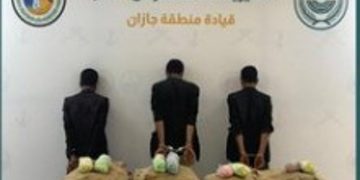 حرس الحدود بجازان يقبض على 3 يمنيين لتهريبهم 80 كيلوجرامًا من القات المخدر