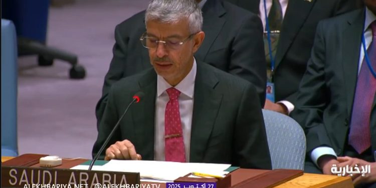 مندوب المملكة لدى الأمم المتحدة يؤكد موقف السعودية الثابت تجاه الشعب الفلسطيني وقضيته العادلة