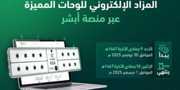 «المرور»: طرح مزاد اللوحات الإلكتروني غدًا الأحد