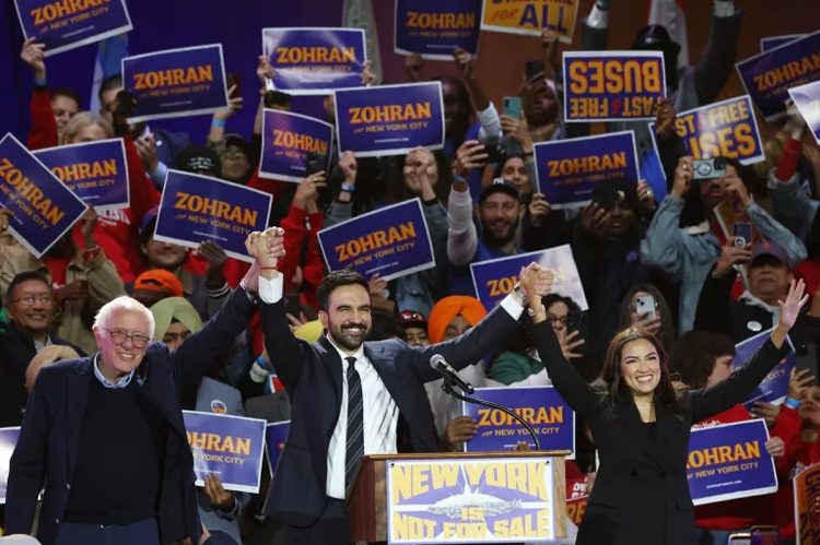 إعلام أمريكي: الديمقراطي زهران ممداني يفوز بمنصب عمدة نيويورك