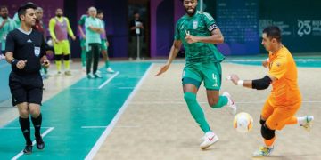 التعادل يحسم قمة إيران والمغرب في كرة قدم الصالات بدورة التضامن الإسلامي