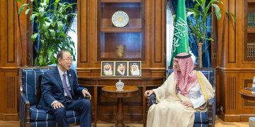  الجبير يبحث الموضوعات ذات الاهتمام المشترك مع بان كي مون
