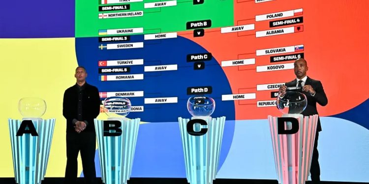 نتائج قرعة الملحقين العالمي والأوروبي المؤهلين لكأس العالم 2026