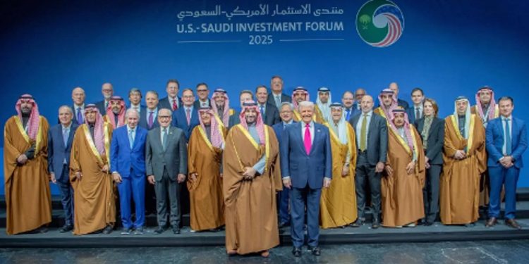 ولي العهد والرئيس الأمريكي يُشاركان في أعمال منتدى الاستثمار السعودي الأمريكي في مركز جون كينيدي بواشنطن