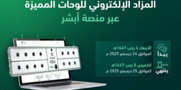 «المرور»: طرح مزاد اللوحات الإلكتروني غدًا الأربعاء