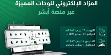 «المرور»: طرح مزاد اللوحات الإلكتروني غدًا الأربعاء
