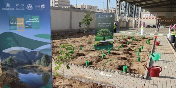 تدشين مبادرة تشجير مدارس منطقة المدينة المنورة