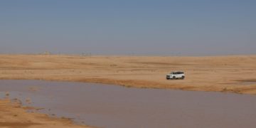 سيول عرعر.. لوحة طبيعية تعكس جمال الشتاء