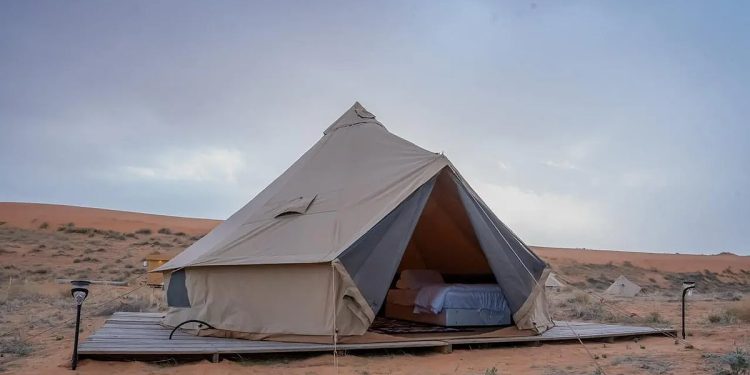 «مخيم لينة».. تجربة شتوية متكاملة بموسم شتاء درب زبيدة