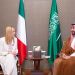 ولي العهد يلتقي رئيسة وزراء إيطاليا ويبحثان أوجه التعاون المشترك بين البلدين