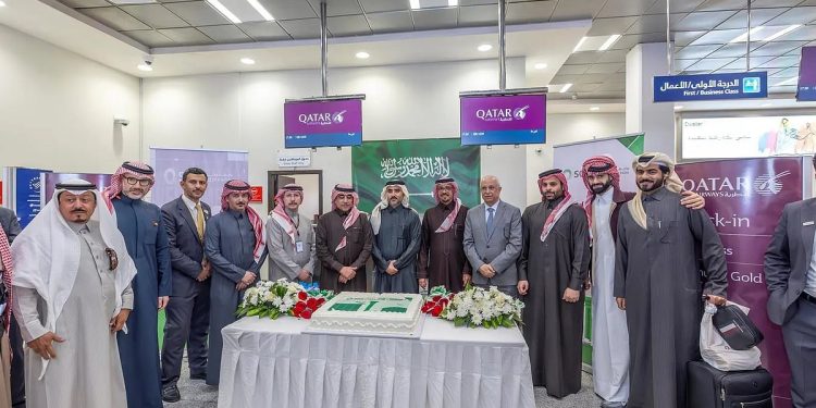 حائل تعزز ربطها الدولي بتدشين أولى رحلات الخطوط الجوية القطرية