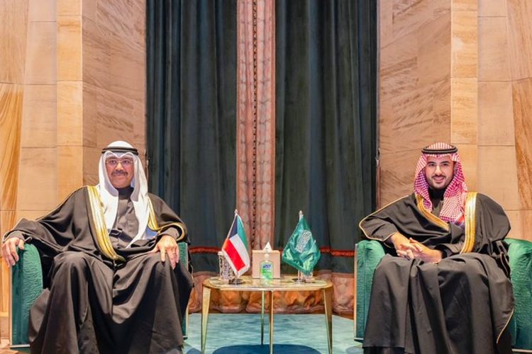 وزير الدفاع يبحث تعزيز التعاون الثنائي مع نظيره الكويتي