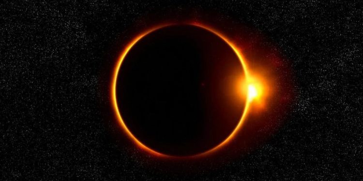 بالتزامن مع تحري هلال رمضان.. كسوف حلقي للشمس غير مشاهد في السعودية غدًا