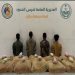 حرس الحدود بجازان يقبض على 4 إثيوبيين لتهريبهم 200 كيلوجرامًا من القات المخدر