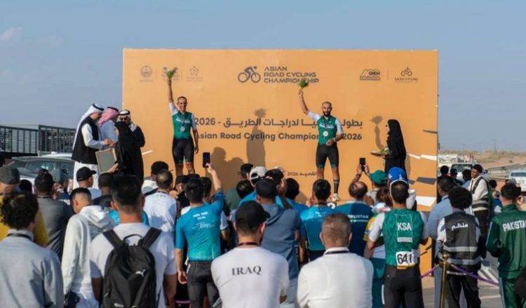 ذهبية وبرونزية للسعودية في بطولة آسيا للدراجات 2026 بالقصيم