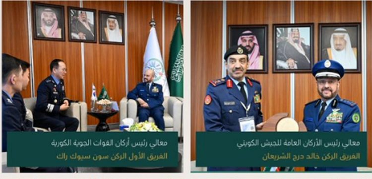 رئيس هيئة الأركان يلتقى عددًا من المسؤولين على هامش معرض الدفاع العالمي 2026