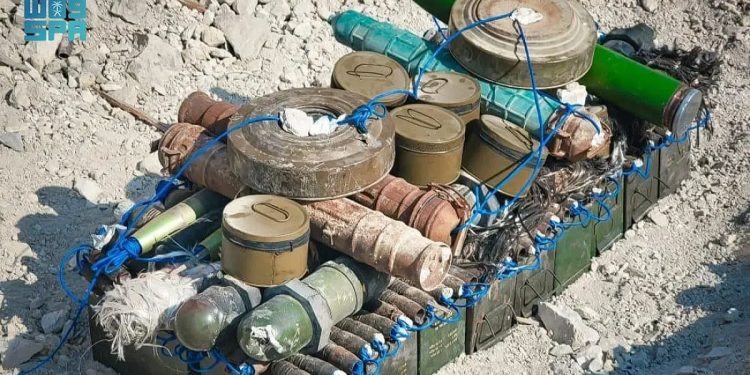 «مسام» ينزع 2.692 لغمًا من الأراضي اليمنية في أسبوع