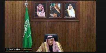 'الخريجي' يبحث مع وزراء التعاون وبريطانيا الاعتداءات الإيرانية