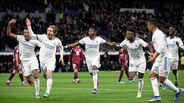 ريال مدريد يكسب مانشستر سيتي بثنائية ويتأهل لدور الثمانية بدوري أبطال أوروبا