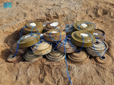 'مسام' ينزع 1.765 لغمًا من اليمن خلال أسبوع