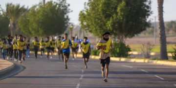 أكثر من 500 متسابق ومتسابقة يشاركون في فعاليات «ماراثون الوجه»