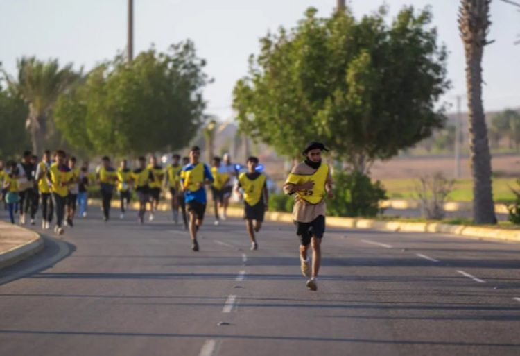 أكثر من 500 متسابق ومتسابقة يشاركون في فعاليات «ماراثون الوجه»