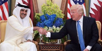 أمير قطر والرئيس الأمريكي يبحثان تطورات الأوضاع الإقليمية والدولية