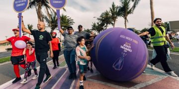 اللجنة المنظمة لكأس آسيا 2027 تنظم فعالية «سباق الكرة العملاقة» على كورنيش جدة